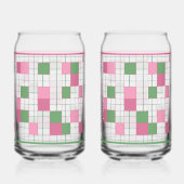Checkered Soda Glass ガラス缶 (裏面)