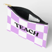 Checkered Teach Pouch アクセサリーポーチ (見開き)