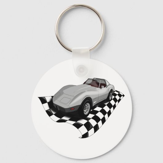 Checkervette キーホルダー (正面)