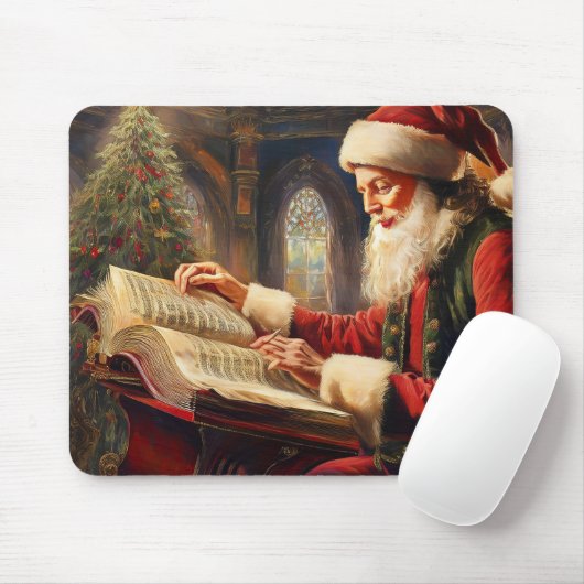 Checking his list, checking it twice マウスパッド (マウス)