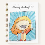 Checklist studio de vrolijke tekening ノートブック (正面)