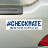 #Checkmateのバンパーステッカー バンパーステッカー (車上)