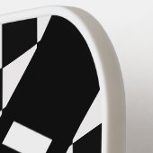 Checkmate on the Court — Monochrome Momentum ピックルボールラケット (左詳細)