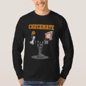 Checkmate Pawn Basketball Dunk On King Chess Game  Tシャツ (正面)