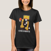 Checkmate Playing Chess Game Bishops Chessboard Ch Tシャツ (正面)
