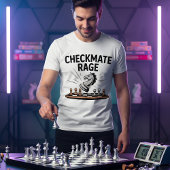 Checkmate Rage – Bold Chess Battle Design Tシャツ