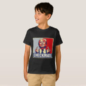 Checkmate Trump 2024おもしろいキャンペ大統領のーン Tシャツ (正面フル)