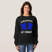 Checkout My Fun bags Cornhole Team Bean Bag  Cornh スウェットシャツ (正面フル)