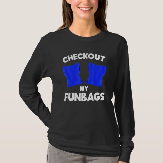 Checkout My Fun bags Cornhole Team Bean Bag  Cornh Tシャツ (正面)