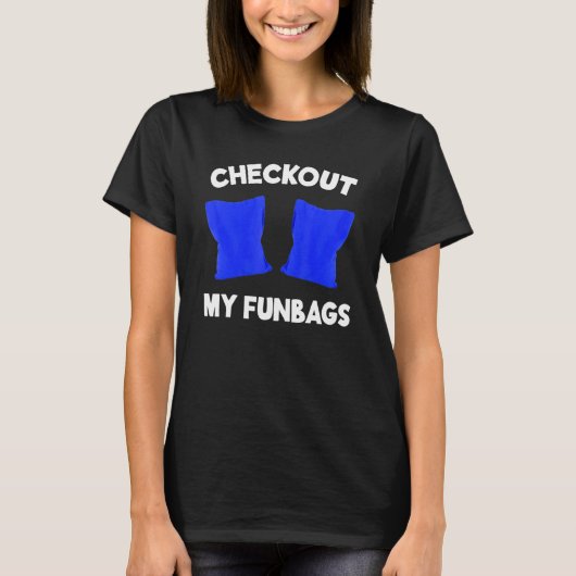 Checkout My Fun bags Cornhole Team Bean Bag  Cornh Tシャツ (正面)