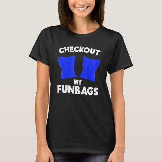 Checkout My Fun bags Cornhole Team Bean Bag  Cornh Tシャツ (正面)