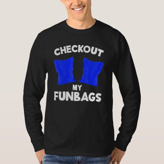 Checkout My Fun bags Cornhole Team Bean Bag  Cornh Tシャツ (正面)