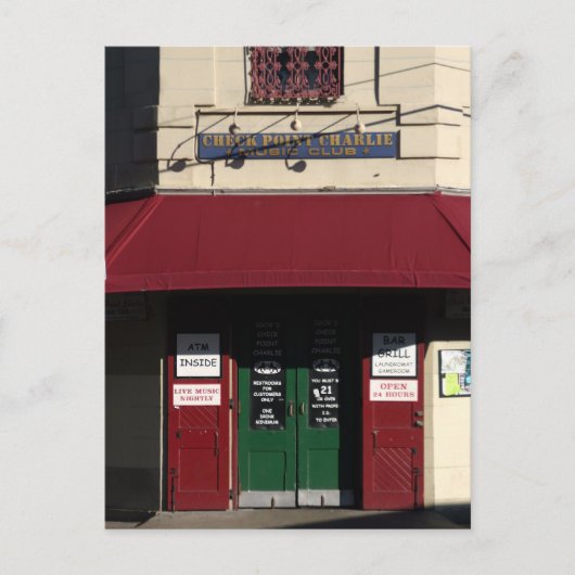 Checkpoint Charlie、New Orliansポストカード ポストカード (正面)