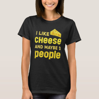 Cheddar Cheese   Foodie Snack Gouda   Cheese Tシャツ