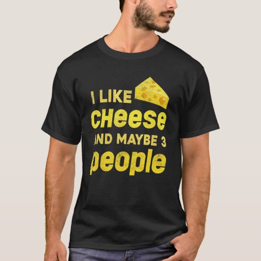 Cheddar Cheese   Foodie Snack Gouda   Cheese Tシャツ (正面)