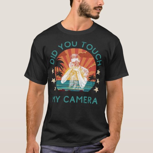 Cheeky君は私のTouchTee - Witty Photogr Tシャツ (正面)