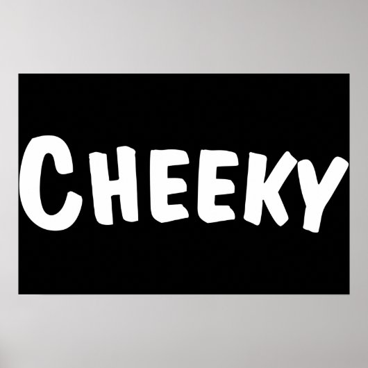 Cheeky ポスター (正面)