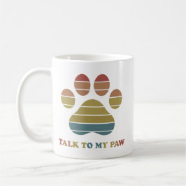 Cheeky Cat Paw Quip コーヒーマグカップ