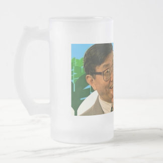 cheeky Chappie Glass Mug万歳の氏 フロストグラスビールジョッキ