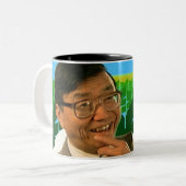 cheeky Chappie Mug万歳の氏 ツートーンマグカップ (正面左)