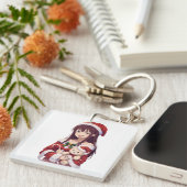 Cheeky Christmas Girl キーホルダー (正面右)