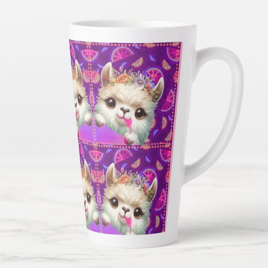 Cheeky Llama カフェラテマグ (右)