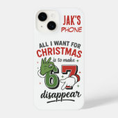 Cheeky Personalized Holiday Phone Case-Make 6•7 iPhoneケース (裏面)