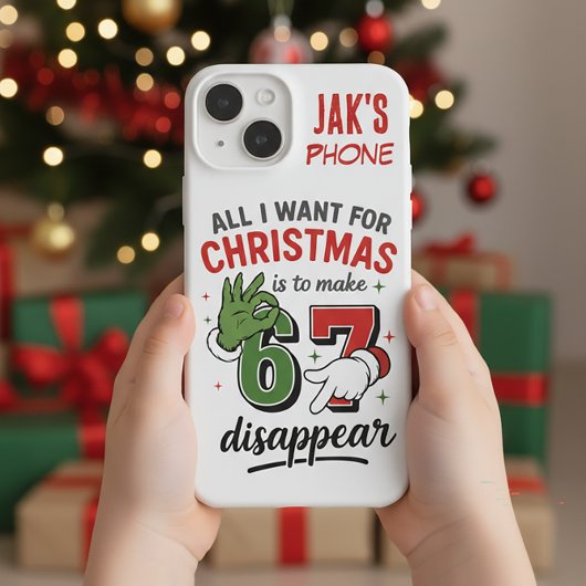 Cheeky Personalized Holiday Phone Case-Make 6•7 iPhoneケース