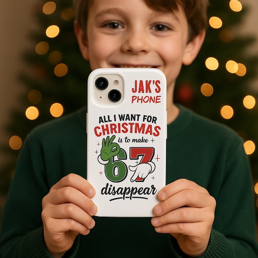 Cheeky Personalized Holiday Phone Case-Make 6•7 iPhoneケース