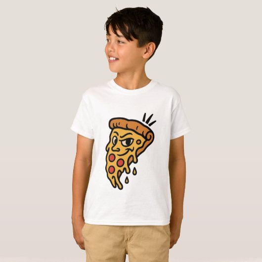 🍕 Cheeky Pizza Slice Tシャツ (正面フル)