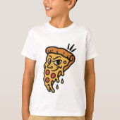 🍕 Cheeky Pizza Slice Tシャツ (正面)