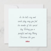 Cheeky Reindeer Christmas Greeting Card カード (裏面)