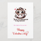 Cheeky Valentine Card Cute Fruit Pun Humor シーズンカード (正面)
