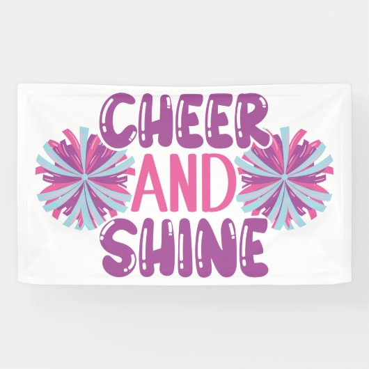 Cheer and Shine 横断幕 (横)