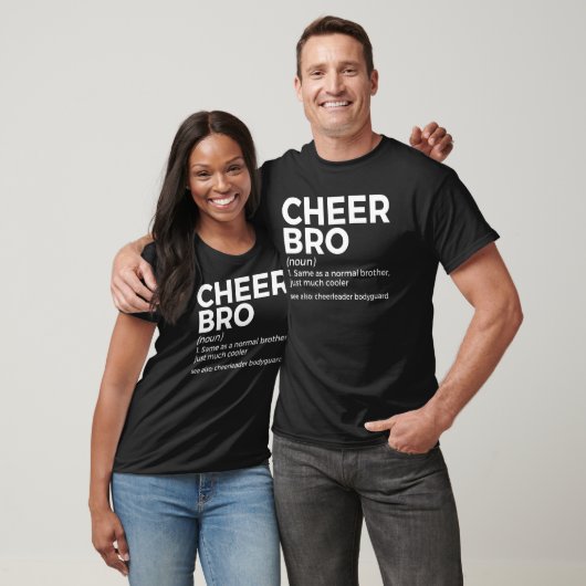 Cheer Bro Definition Cheerleader Bodyguard Tシャツ (ユニセックス)