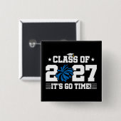 Cheer Cheerleading Graduation Senior Class of 2027 缶バッジ (正面&裏面)