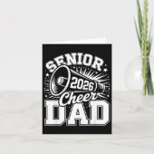Cheer Class Senior 2026 Proud 2026 Dad Cheerleader カード (正面)
