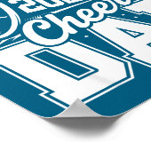 Cheer Class Senior 2026 Proud 2026 Dad Cheerleader ポスター (角)