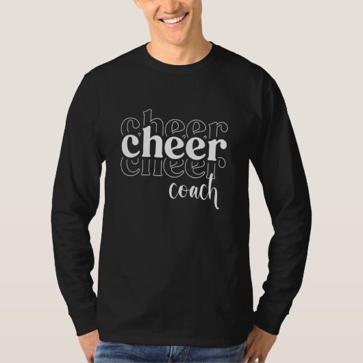 Cheer Coach Cheerleader Cheerleading Coach Tシャツ (正面)