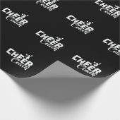 Cheer Coach Cheerleader Sport turnen anfeuern ラッピングペーパー (角)