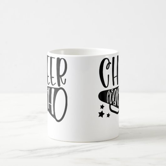 Cheer Coach Cheerleading Coach コーヒーマグカップ (中央)