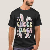 Cheer Coach Easter Bunny Cheerleading Coach Easter Tシャツ (正面)