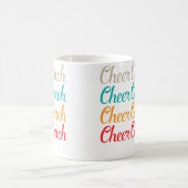 Cheer Coach Typography For Cheerleading Co コーヒーマグカップ (中央)