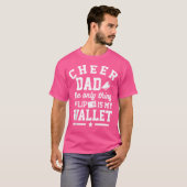 Cheer Dad Cheerleader Dad Cheerleading Competition Tシャツ (正面フル)