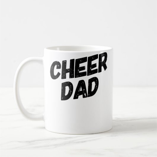 Cheer Dad Cheerleading コーヒーマグカップ (左)