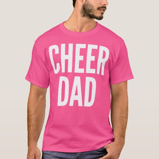Cheer Dad Cheerleading Matching Parents Tシャツ (正面)