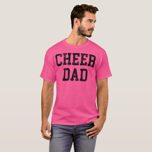 Cheer Dad Cheerleading Matching Parents Tシャツ (正面フル)