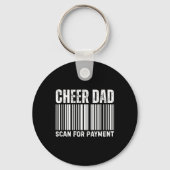 Cheer Dad Scan For Payment Cheerleading  キーホルダー (正面)