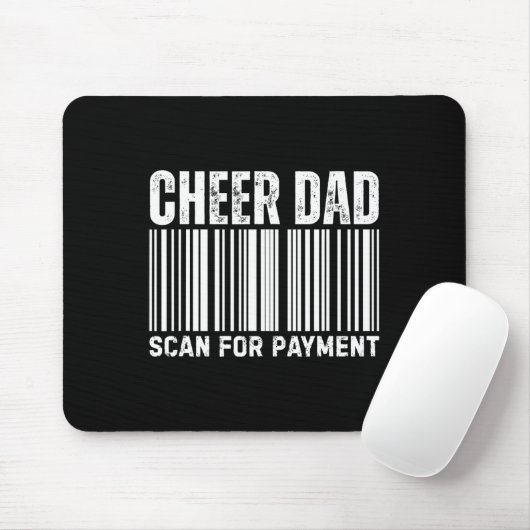 Cheer Dad Scan For Payment Cheerleading  マウスパッド (マウス)
