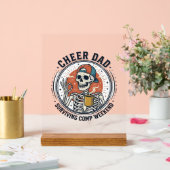 Cheer Dad Surviving Comp Weekend Skeleton Shirt_1 アクリルサイン (ウェディング)